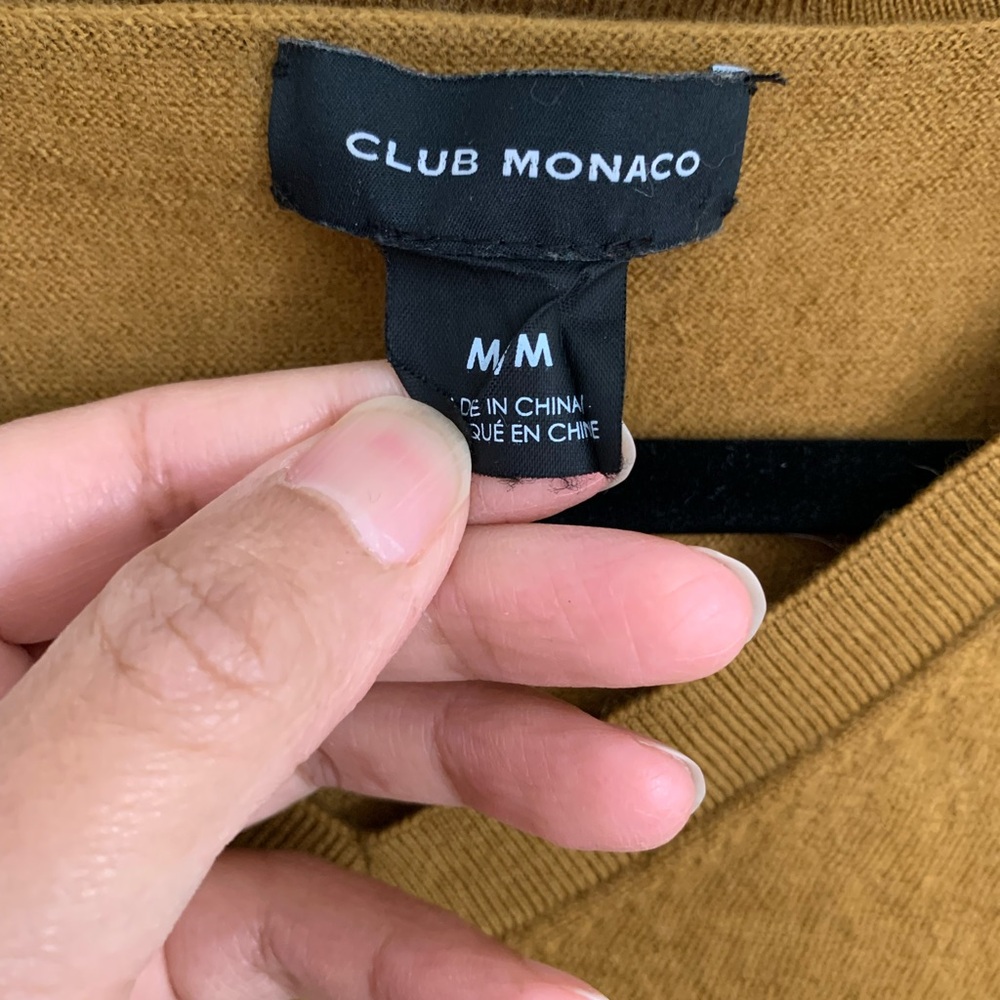 Club Monaco merino wool sweater size medium - Picture 2 of 5